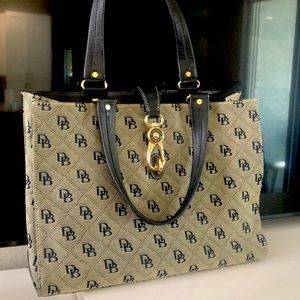 D&B Classic Fabric and Print tote or briefcase Barely used